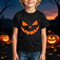 thumbnail image 2 of CONFREE Halloween Boys Short Sleeve Tshirts Crew Neck Cute Ghost Face Graphic Soft Hallowmas T-Shirts for Kids, 2 of 6