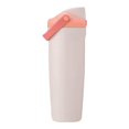 thumbnail image 3 of Botella de agua aislada, taza térmica, regalo portátil, deportes, reutilizable, 30 oz/900 ml para Rosa Blanco, 3 of 9