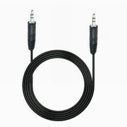 FITE ON Compatible 6ft Black Premium 3.5mm 1/8" Audio Speaker Cable AUX Cord Replacement for 5 5s 5c 6 6 Plus 7 Plus