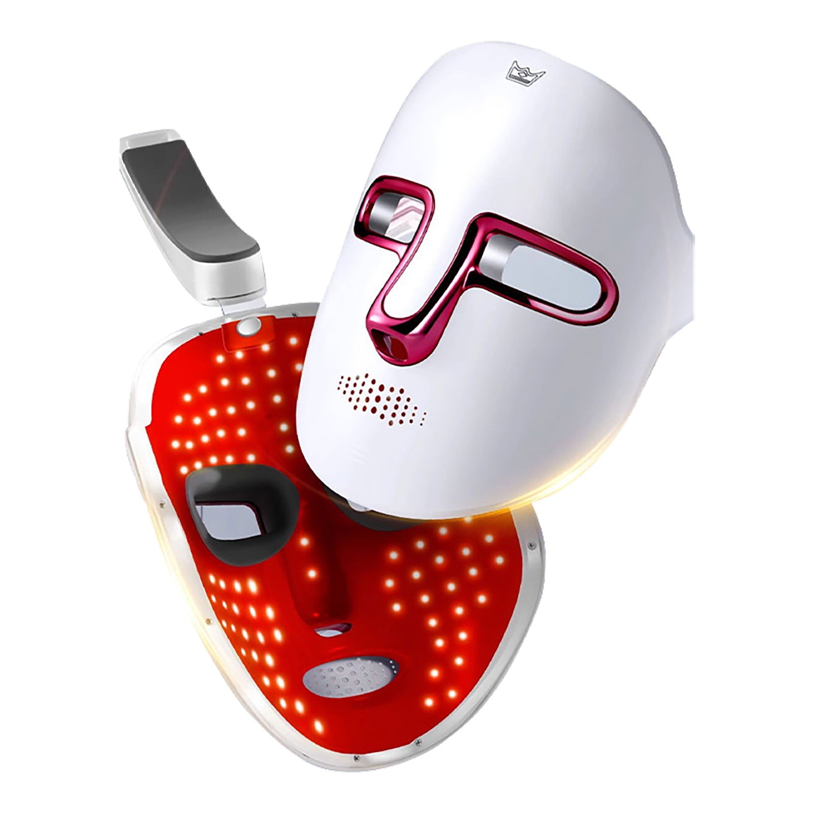 LED Face Mask Light Therapy Seven Color Red Light Therapy for Face and Blue Light Facial Infrared Light Therapy Device for Home Use