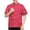 Red, variant on Chef Top Patch Pocket Single-breasted Stand Collar Buttons Short Sleeves Catering Restaurant Unisex Plus Size Chef Uniform Cooking Clothes