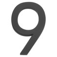 thumbnail image 1 of Unique Bargains 3 Inch House Numbers 3D Number Mirror Wall Stickers Self-Adhesive for DIY Home Decoration Black Number 9, 1 of 5