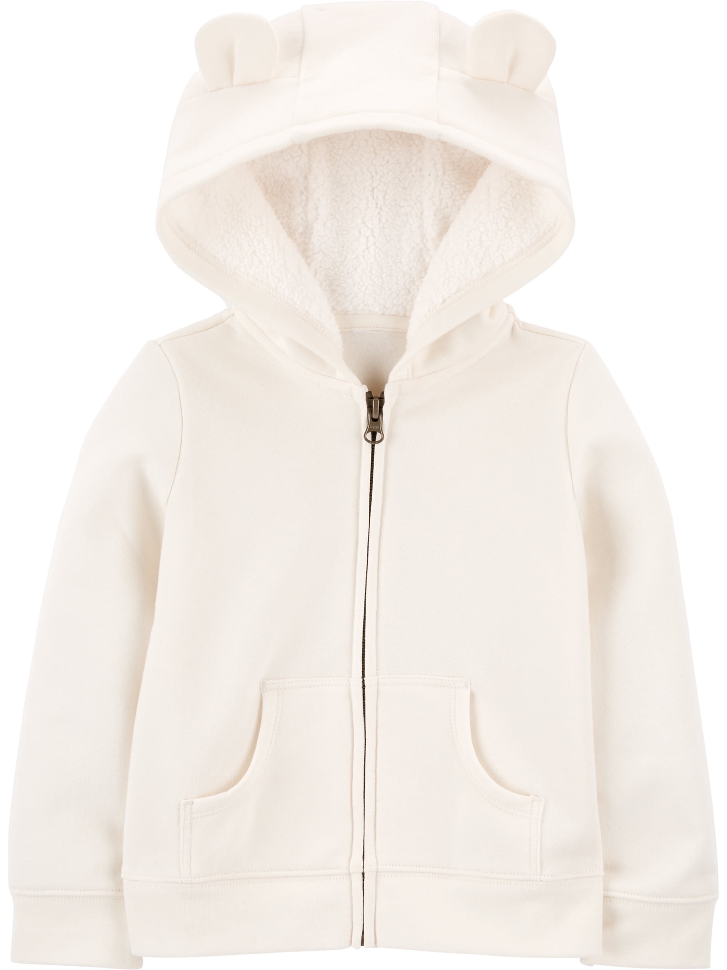 Carter's Child of Mine Baby and Toddler Girl Zip Front Jacket with Hood (12M-5T)