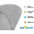 Sun2Solar 1600 Series Crystal Clear Solar Pool Cover, for InGround and