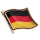 thumbnail image 1 of Insignia de Pin de La Bandera Nacional Pequeña Insignia de Solapa Unisex Decoraciones Regalo de Navidad Del Orgullo Del País - #9 Sunnimix Insignia de la bandera del metal, 1 of 6