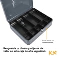 thumbnail image 4 of Caja De Seguridad 30cm Guardar Dinero Monedas 9 Separadores Kingsman 300264, 4 of 7