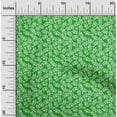 thumbnail image 2 of oneOone Polyester Lycra Green Fabric Leaf Craft Projects Decor Fabric Printed By The Yard 56 Inch Wide, 2 of 4