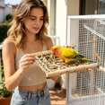 thumbnail image 2 of MKHSQHDG Todays Deals Clearance Sale Bird Ladder Climbing for Cage Interactive Play Activity Center Parrot Budgie Exercise, 2 of 8
