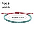 thumbnail image 2 of 4 pulseras ajustables para mujeres, accesorios de joyería para mujeres y adolescentes, buena suerte, 2 of 5