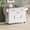 Ameican White Oak + Particle Board, variant on ChenyueFurn Rolling Kitchen Island, Trash Can Storage, Drop Leaf, Spice Rack, Towel Rack, Drawer, Mobile Cart,Ameican White Oak
