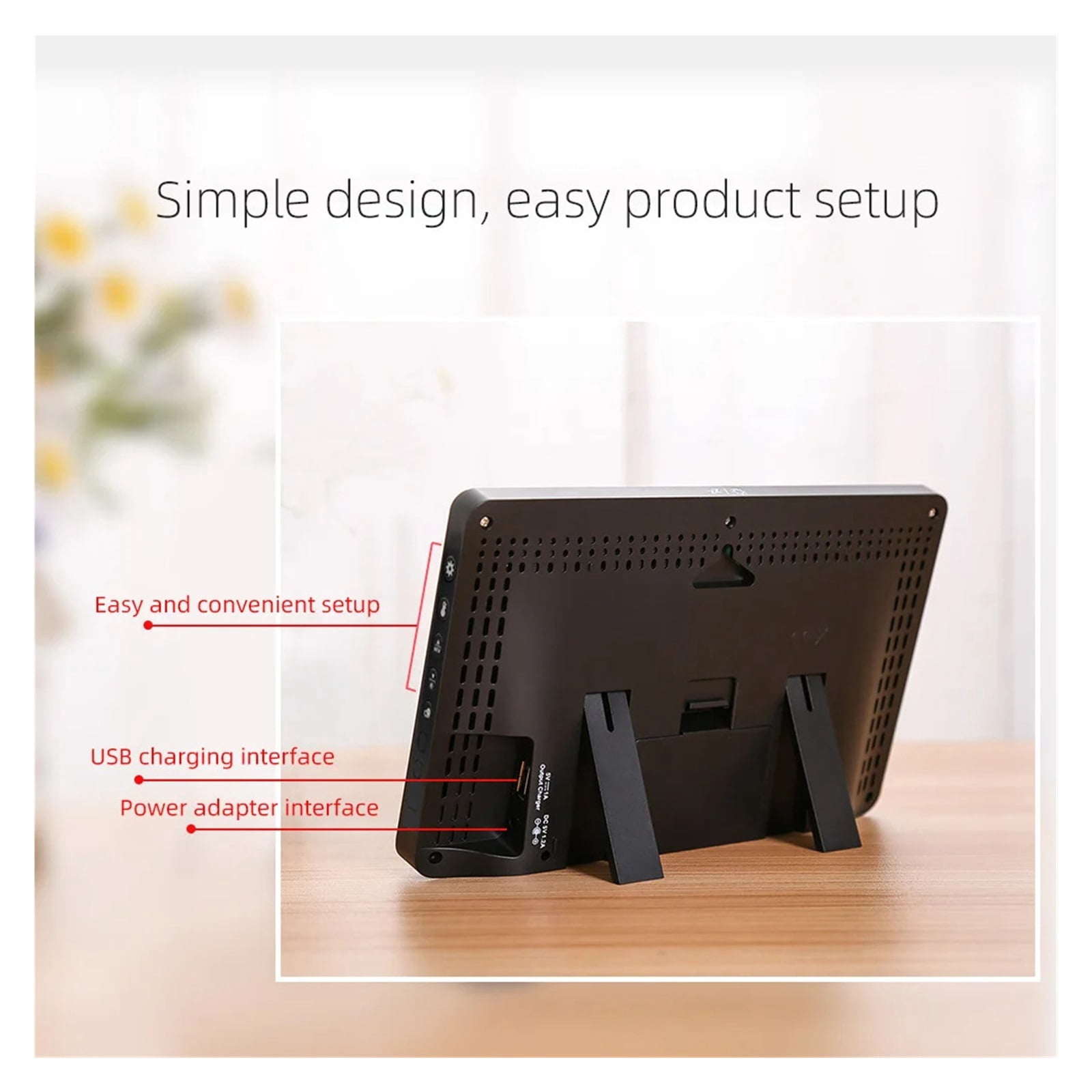 Smart Wireless Weather Station with Color Screen, App Control Temperature Meter