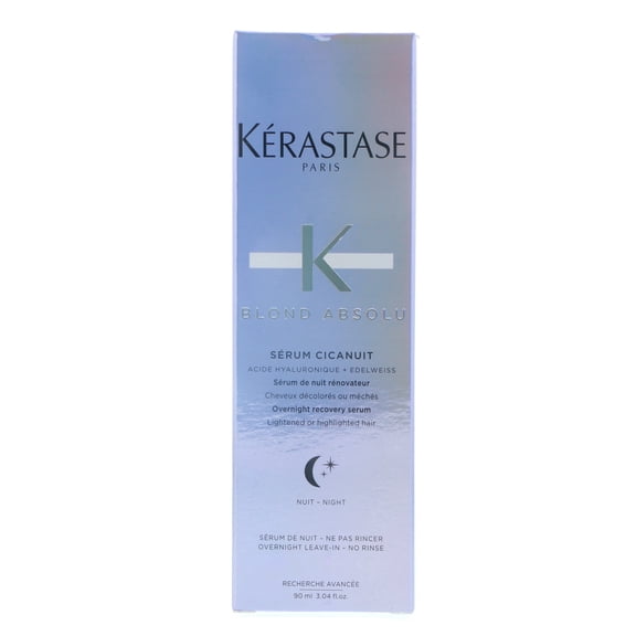 Kerastase Blond Absolu Serum Cicanuit Overnight Recovery Serum, 3.04 oz