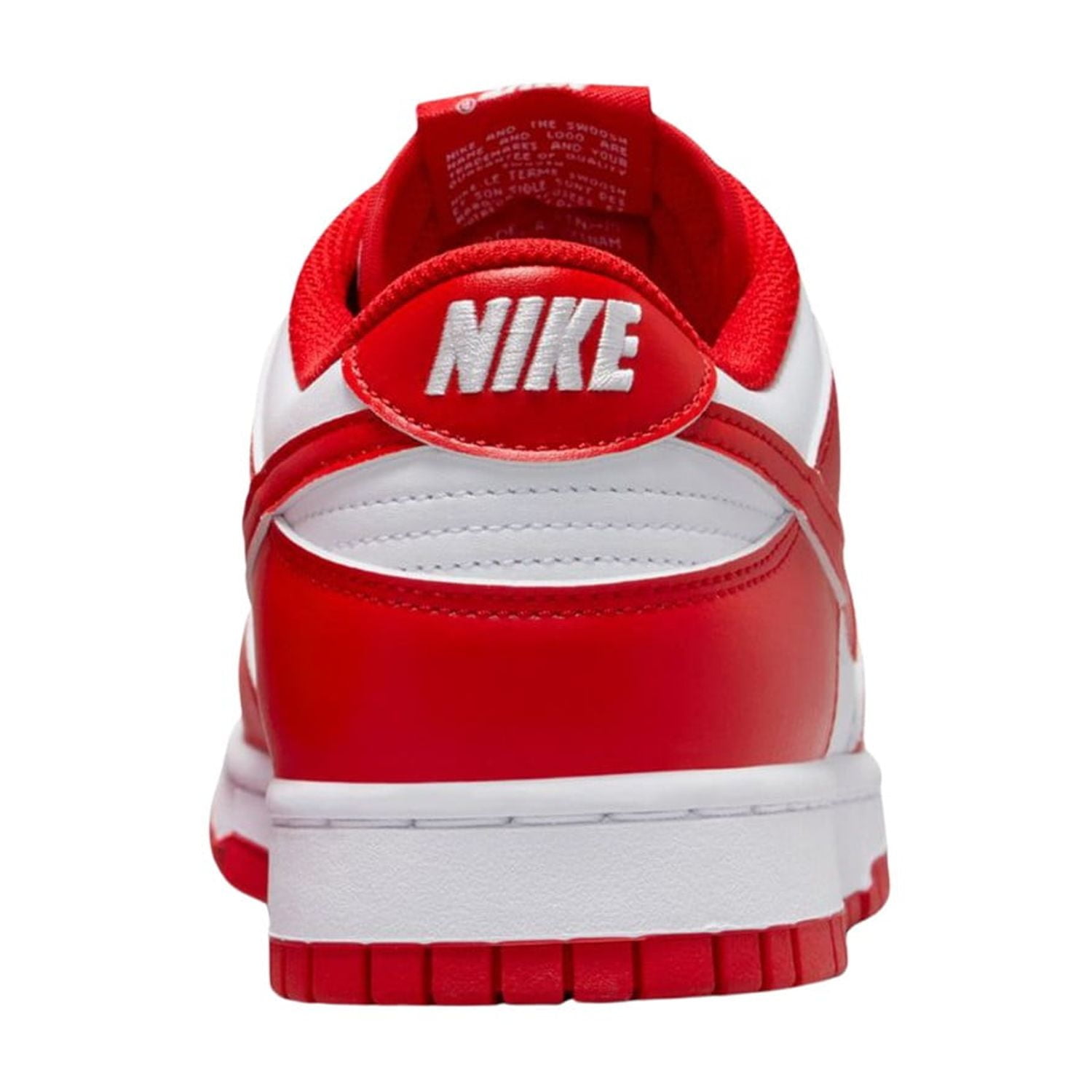 Men's Nike Dunk Low Retro White/University Red-White (HF5441 104) - 10.5
