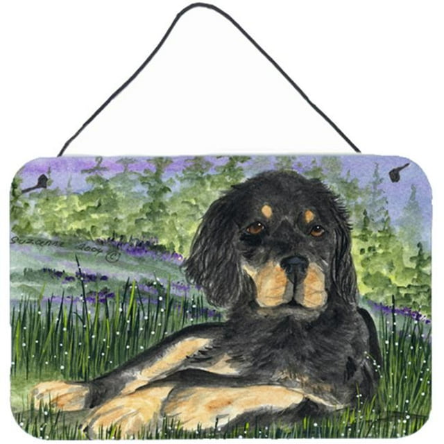Gordon Setter Impressions Murales Ou de Porte en Métal Aluminium Intérieur
