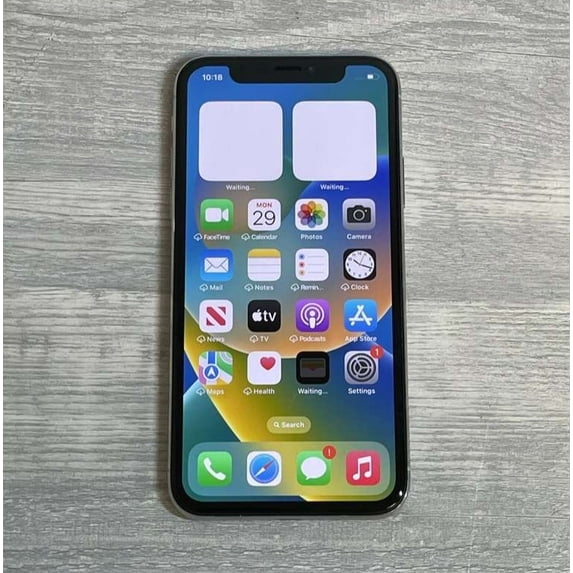 Restored Apple iPhone X - Unlocked - 64GB Silver (Refurbished