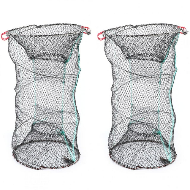 Fishing Accessories,2PCS Collapsible Cast Net Lobster Net Fishing Net Rapid Response