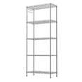 thumbnail image 2 of Ktaxon 60"x22"x12" Heavy Duty 5-Tier Wire Shelving Rack Adjustable Shelf Storage Silver, 2 of 15