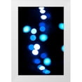 thumbnail image 3 of Erin Berzel 23x32 White Modern Wood Framed Wall Art Titled - Blue Bokeh I, 3 of 5