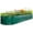 8x2x1 ft Green, variant on King Bird 6x2x1 ft Raised Garden Bed Kit Elevated Planter Box Galvanized Steel for Indoor Outdoor for Vegetables Flowers Patio Gardening Dark Gray