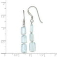thumbnail image 2 of Primal Silver Sterling Silver Light Blue Quartz Stone Earrings, 2 of 4