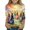 #A02-Purple Pink, variant on Abcomgle Halloween T-Shirts for Girls Spooky Witches Graphic Shirts for Kids Crewneck 3/4 Sleeve T Shirts for Girls Fall Funny Scary Top for Girls