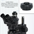 thumbnail image 3 of Adaptador de Lente CTV para Cámara CCD, Adaptador de Cámae Industrial Con Ajuste de Campo de Visón para Microscopio Estéreo Trinocular, Instalácico Rápida para binoculares, 3 of 7