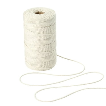 Cooking Twine, 3Ply 491Feet 2mm Food Safe Cotton Kitchen String Butchers Twine for Roasting, Trussing Turkey, Tying Meat, Making Sausage, Baking and More
