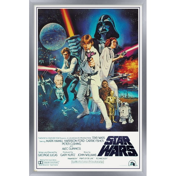 24X36 Star Wars: A New Hope - One Sheet Wall Poster, 24" x 36"