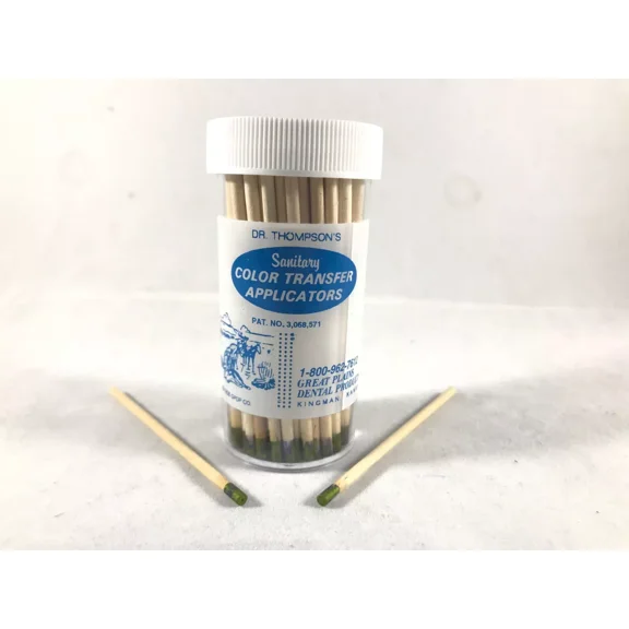 Dr. Thompson's Color Transfer Applicators 150 Count Pack – Great Plains Dental Products