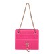 thumbnail image 1 of Bolso bandolera acolchado para mujer Bolso de hombro con decoración de borlas de cuero PU (rojo rosa), 1 of 7