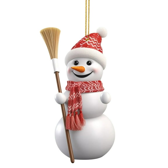 EUDIDV Christmas Ornaments Christmas Ornament Unique Christmas Snowman Decoration Acrylic Hanging Pendant Christmas Tree Holiday Decoration Xmas Tree Decor