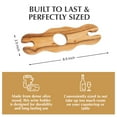 thumbnail image 6 of Kamsah Countertop Wine Holder - Elegant Wine Decor, Perfect Gift Idea, 6 of 6