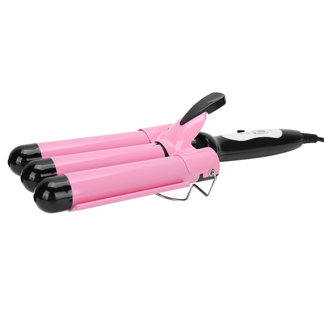 Rizador de pelo de 3 barriles, 28 mm, eléctrico, rizador de pelo, herramienta de peinado, enchufe de EE. UU. de 110 a 240 V
