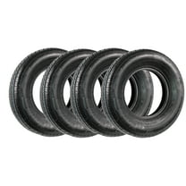 eCustomrim 4-Pack ST205/75R14 Steel Belted Radial Trailer Tire Load D 2040# 205/75R14 Tire