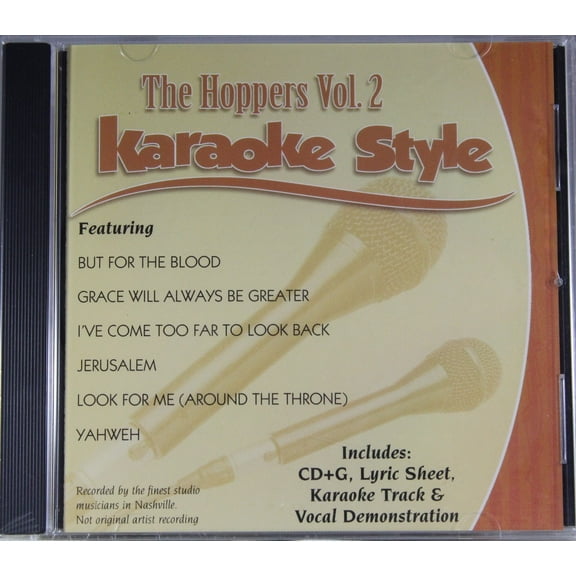 The Hoppers Volume 2 Daywind Christian Karaoke Style NEW CD G 6 Songs