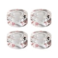 thumbnail image 2 of Perillas de Timbre de volumen Yuyangstore 4 Uds reemplazo bajo escala de números blanco, 2 of 8