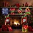 thumbnail image 4 of Luces navideñas con silueta de ventana Pytopkto 16, paquete de 6, 4 of 7