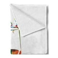 thumbnail image 2 of Winery Soft Flannel Fleece Throw Blanket, Wine Glass with Colorful Imaginary Growing Leaves Aroma Sommelier Relax Joy, Cozy Plush for Indoor and Outdoor Use, 50" x 70", Multicolor, by Ambesonne, 2 of 5