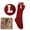 L, variant on Personalized Christmas Red Stockings with Initials, 18" Large Embroidered Monogram Knit Xmas Stocking Holiday Party Fireplace Family Hanging Stocking Party Decoration