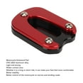 thumbnail image 4 of Motorcycle Kickstand Support Plate, Motorcycle Support Pad Aluminum Alloy Side Footrest Replacement For Enfield Meteor 350 2021-2023, 4 of 8