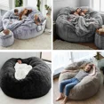 thumbnail image 4 of Housse de Fauteuil Poire Polyvalente 130x60 cm - Gris, 4 of 8