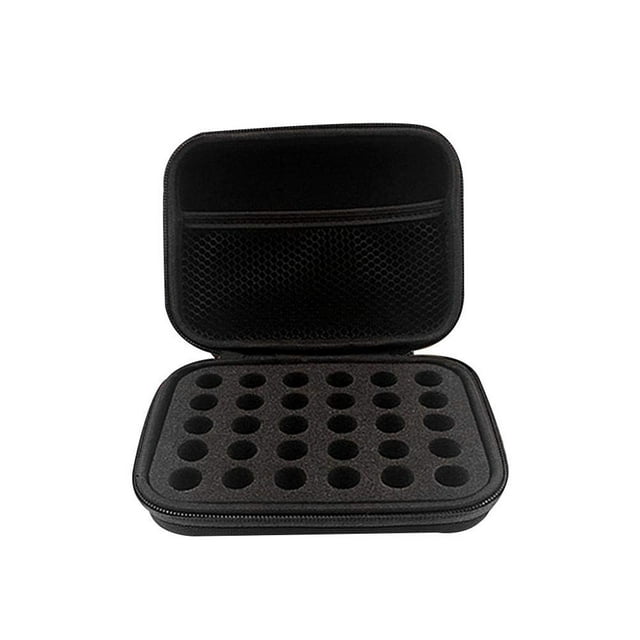 Funda de transporte para aceites esenciales DHXYZZB con capacidad para 30 botellas de 1 a 3 ml