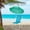Mint Green, variant on WoofPaw Portable Beach Chair with Umbrella for Adults, High Back Camping Armchair Folding Shade Sand Chair Compact Lawn Chairs for Outdoor Fishing, Hiking, Concert, Patio, Backyard 265 lbs Mint Green