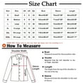 thumbnail image 3 of Babysbule Womens Tops Fashion Women's Casual Print Sweatshirts Thermal Crewneck Long Sleeve T-Shirts Loos, 3 of 6