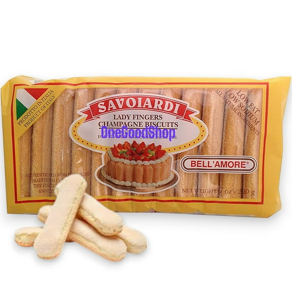 Savoiardi, Authentic Italian Lady Fingers Champagne Biscuits , 7 oz