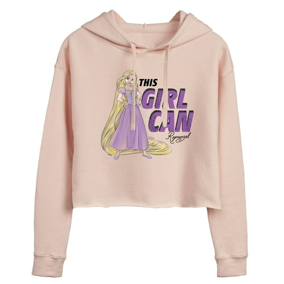 Disney - Rapunzel - Juniors Cropped Pullover Hoodie