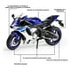 thumbnail image 2 of Shaoke Yamaha Yzf 1:12 Mini serie de motocicletas de metal, 2 of 4