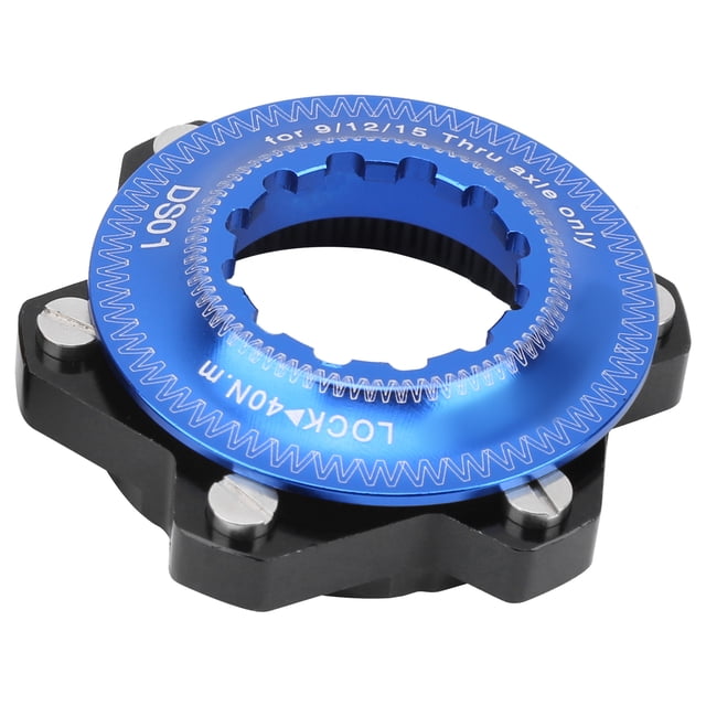 Tbest Brake Rotor Adaptor, Center Lock Adapter, Thread Design For Bicycles Outdoor Mountain Bikes Middle Lock Hub
