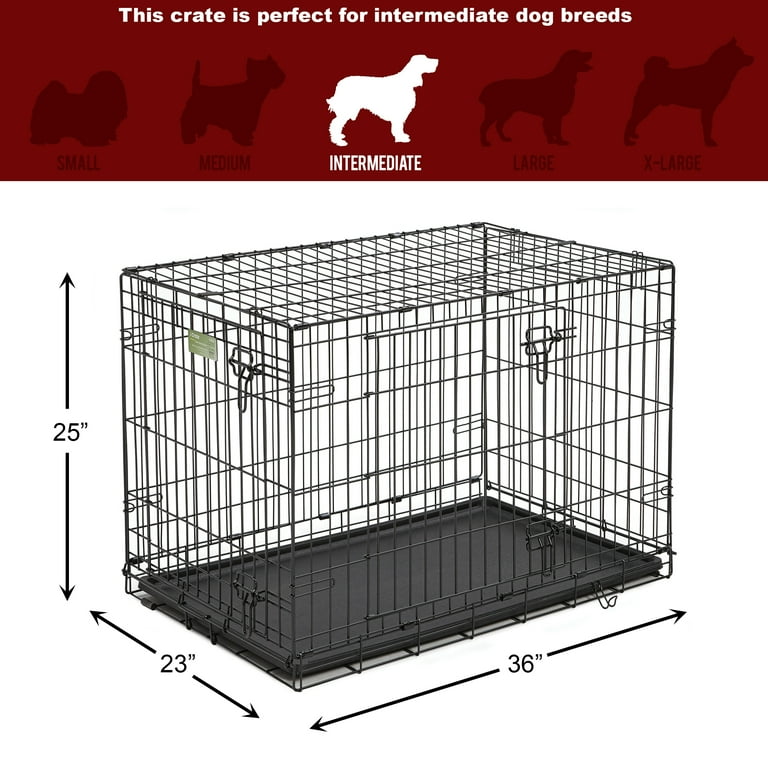 MidWest Homes for Pets Enhanced Double Door iCrate Dog Crate