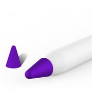 Pencil Tip Cover Silica Gel Soft Wearproof Pen Nib Cap Writing Protection AccessoriesBlack for Microsoft